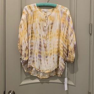 Young Fabulous & Broke Tie-Dye Poet Blouse